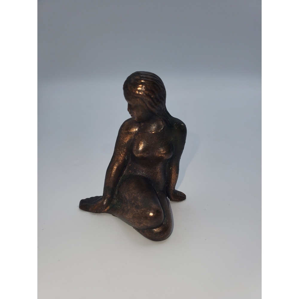 Vintage "The Little Mermaid" Copenhagen Bronze Figurine
